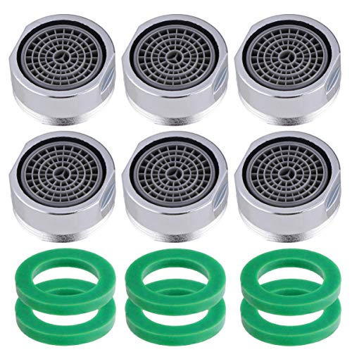 DOITOOL 6pcs Faucet Aerator Sink Faucet Aerator Replacement Parts for Bathroom Kitchen