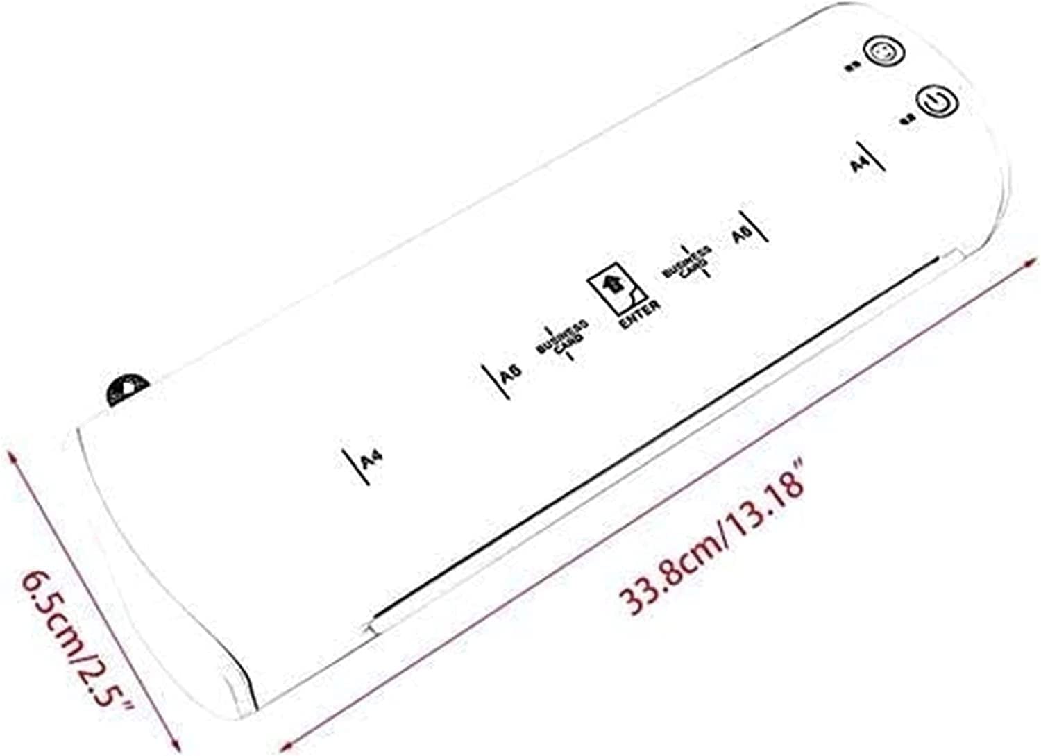 Laminatrice - Laminatrice termica A4, Laminatrice personale for uso domestico Insegnanti scolastici Aula di carte for ufficio, Piccola macchina for laminazione a freddo caldo da 9 pollici co