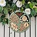 11” Woonden Multi Habitat Insect House Outdoor Garden Decorative Insect Hotels for Bee Butterfly and Beetle Tree of Life