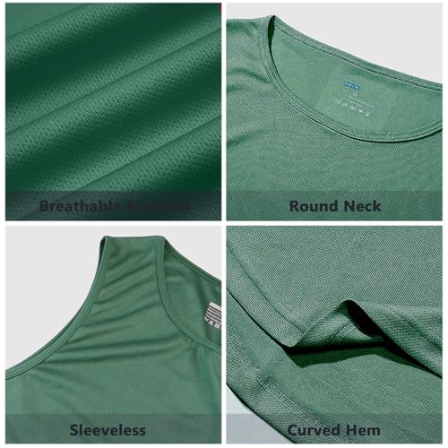Neteson Camiseta de Tirantes Hombre Camisetas Sin Mangas Deportivo Verano Tank Top Basic Casual Fitness Masculina Entrenamiento T-Shirt