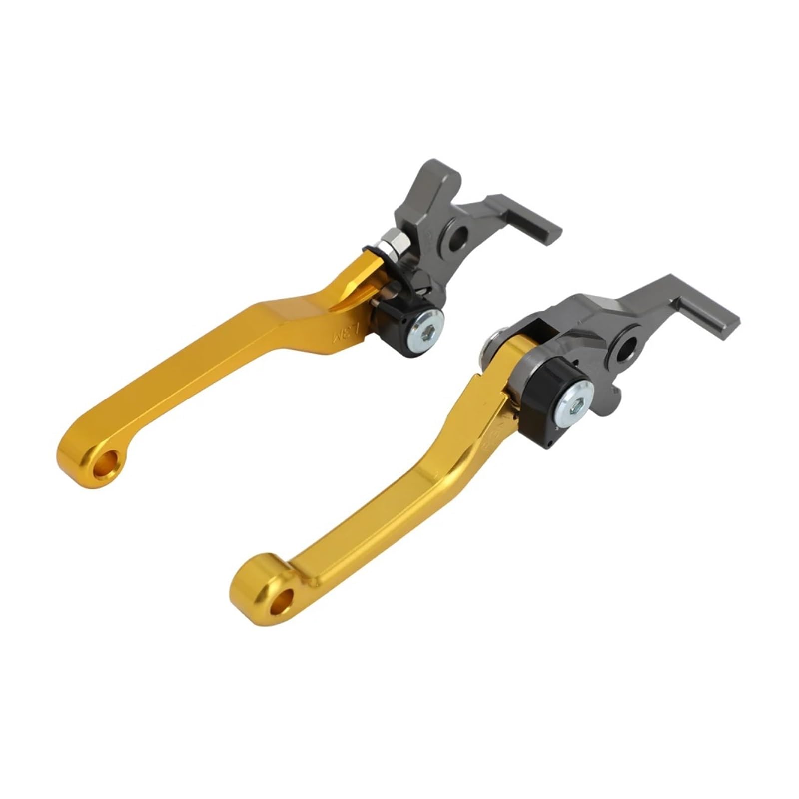 JWQEBNS Motorcycle Brake Clutch Levers for Surron UltraBee Brake Lever Motorcycle Accessories Clutch Aluminum Trip 1 Pair(Gold)