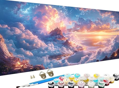 G i lp DIY yCgoCio[ _ h G fW^GZbg uVƃANGt hG l̃NtgANeBreB Paint by Numbers z[ NX}X  av[g 60x120cm