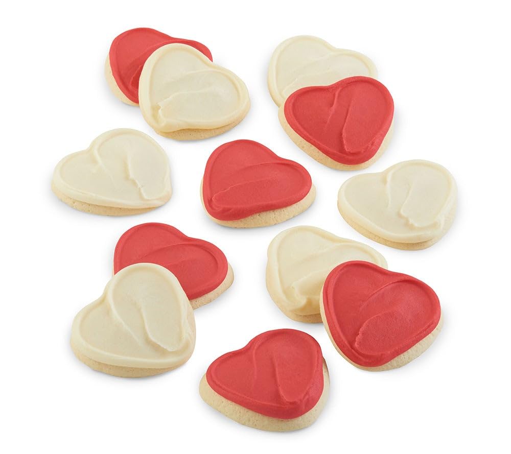 もっちり BBW Christmas Cookies Holiday Red & Green Shortbread Cookies - 12 OZ - starmarket
