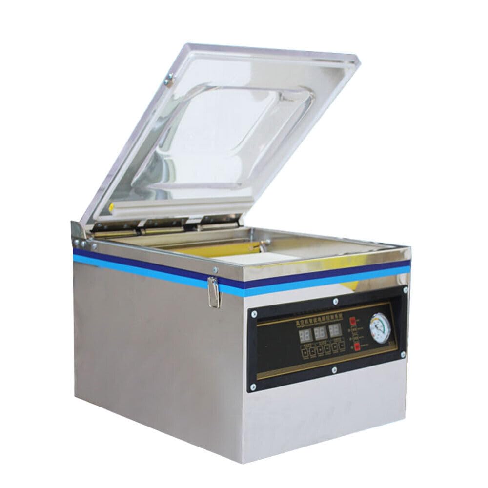 Vacuum Packing Sealing Machine, 110V 800W Chamber Vacuum Sealing Packing Machine, Commercial Digital Food Packer Sealer For Food, Tea, Shop