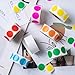 Hoewina 3500 Pcs Colored Dot Stickers, 3/4