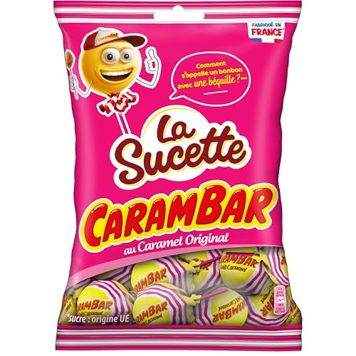 Bonbons Sucettes Au Caramel Carambar Le Sachet De - vue 3