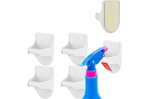 esowemsn 4PCS Wall Mount Spray Bottle Holder - Adhesive Spray Bottle Hanger