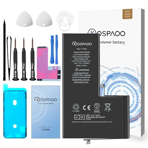 Amazon | KOSPAOO for iPhone 11Pro バッテリー 互換 大容量