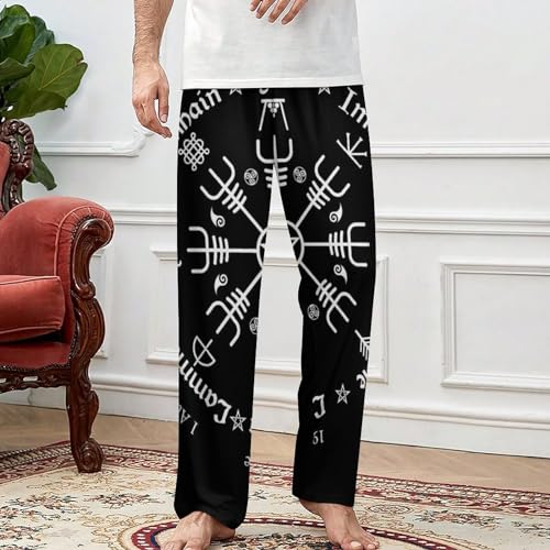 Men Women Pajama Pants, Soft Breathable Casual Lounge Pants with Drawstring Comfy Sleep Pajama Bottoms S-5XL3