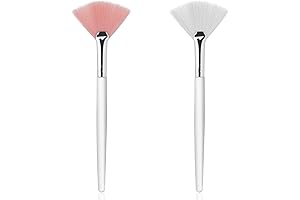 Giantree 4 Pieces Fan Brushes for Facial, Esthetician's Favorite!