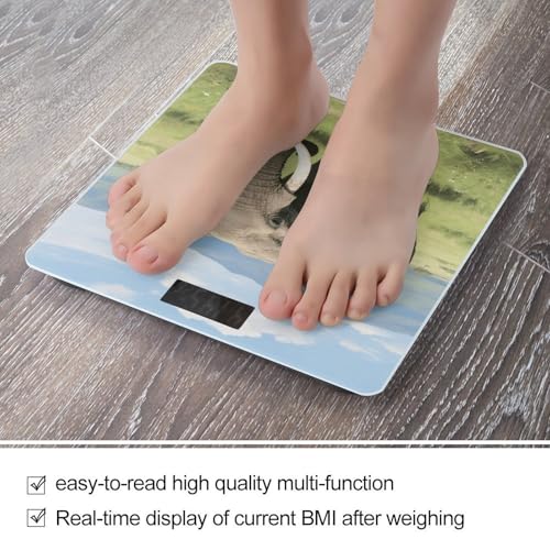 Balanza digital de baño con plataforma de vidrio templado miniatura 5