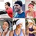 Kachanaa 6 Pcs Sports Headbands for Women - Fashion Non-Slip Elastic Soft Cotton Fabric Sports Hair Bands for Women's Hair for Workout,Yoga,Outdoor Exercise Running