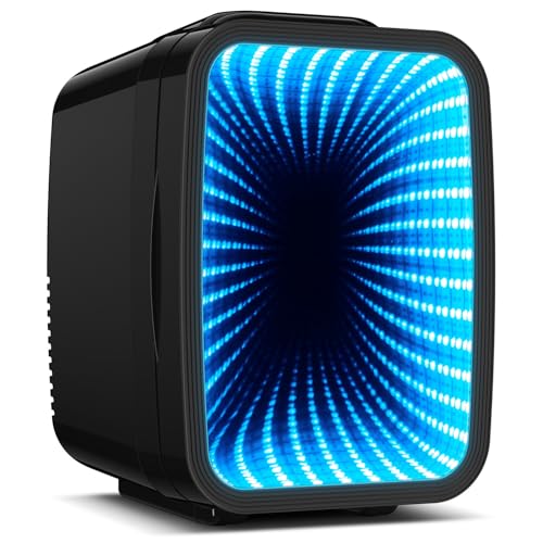 BEICHEN Mini Kühlschrank, 4L / 6 Dosen Leise Minikühlschrank...