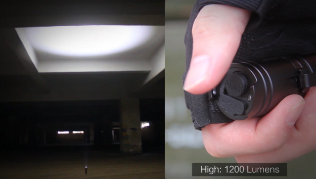 WUBEN L50 LED Flashlight 1200 Lumens Super Bright USB Rechargeable Flashlight Tactical Torch 5 Modes Waterproof IP68 Small Flashlight For Outdoor Camping Hiking Emergency - View #5