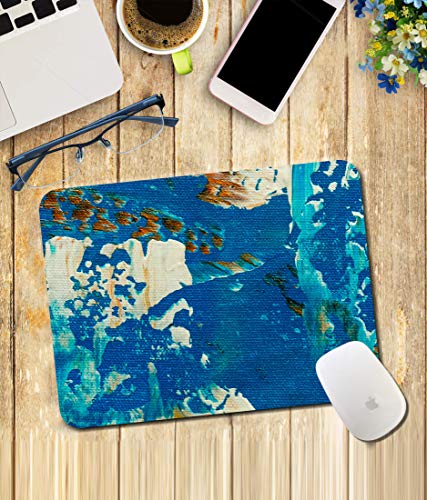 Image of WHATS YOUR KICK Abstract Pattern | Floral | Pattern | Rangoli | Printed Mouse Pad /Designer Waterproof Coating Gaming Mouse Pad for Computer /Laptop (Multi30)