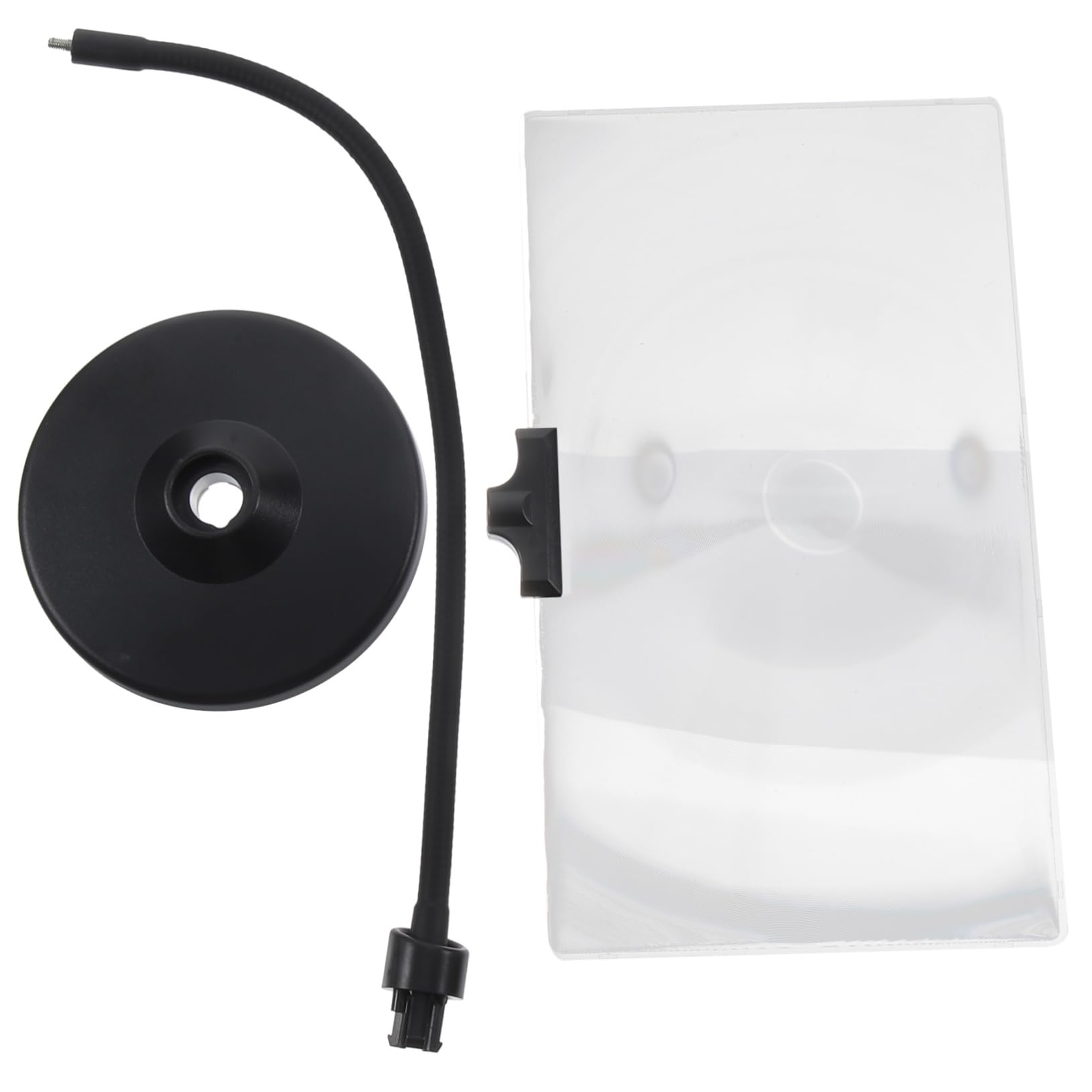 Baluue Desktop Magnifying Glass with Flexible Tube High Definition Lens for Close Work for Crafts Embroidery Reading and More Compact Design for Easy Placement