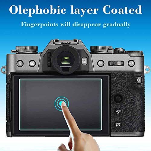 ULBTER Screen Protector for Fujifilm X-T30 II X-T30 X-T20 X-T10 X-E3 Fuji XT30 XF10 X-T100 X-A1 X-A2 Camera, 0.3mm 9H Hardness Tempered Glass Flim Anti-Scrach Anti-Fingerprint -3 Pieces