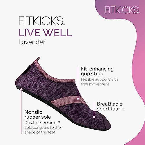 Image of FITKICKS Original Women's Foldable Active Lifestyle Minimalist Footwear Barefoot Yoga Sporty Water Shoes