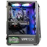 ViprTech Overlord 2.0 Liquid-Cooled PC - AMD Ryzen 7 5700X (4.6Ghz Turbo), RTX 4070 Super 12GB, 32GB DDR4 3200, 2TB NVMe SSD, 800W Gold PSU, VR-Ready, WiFi BT, Win 11, Gaming Desktop Computer - Image 2