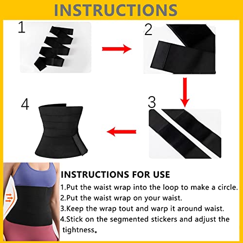 Lxpvsa Waist Trainer For Women Lower Belly Fat,2023 Upgraded Waist Wrap For Stomach Wrap,Non-Slip Sweat Band Waist Trainer For Women Plus Size #TOP3