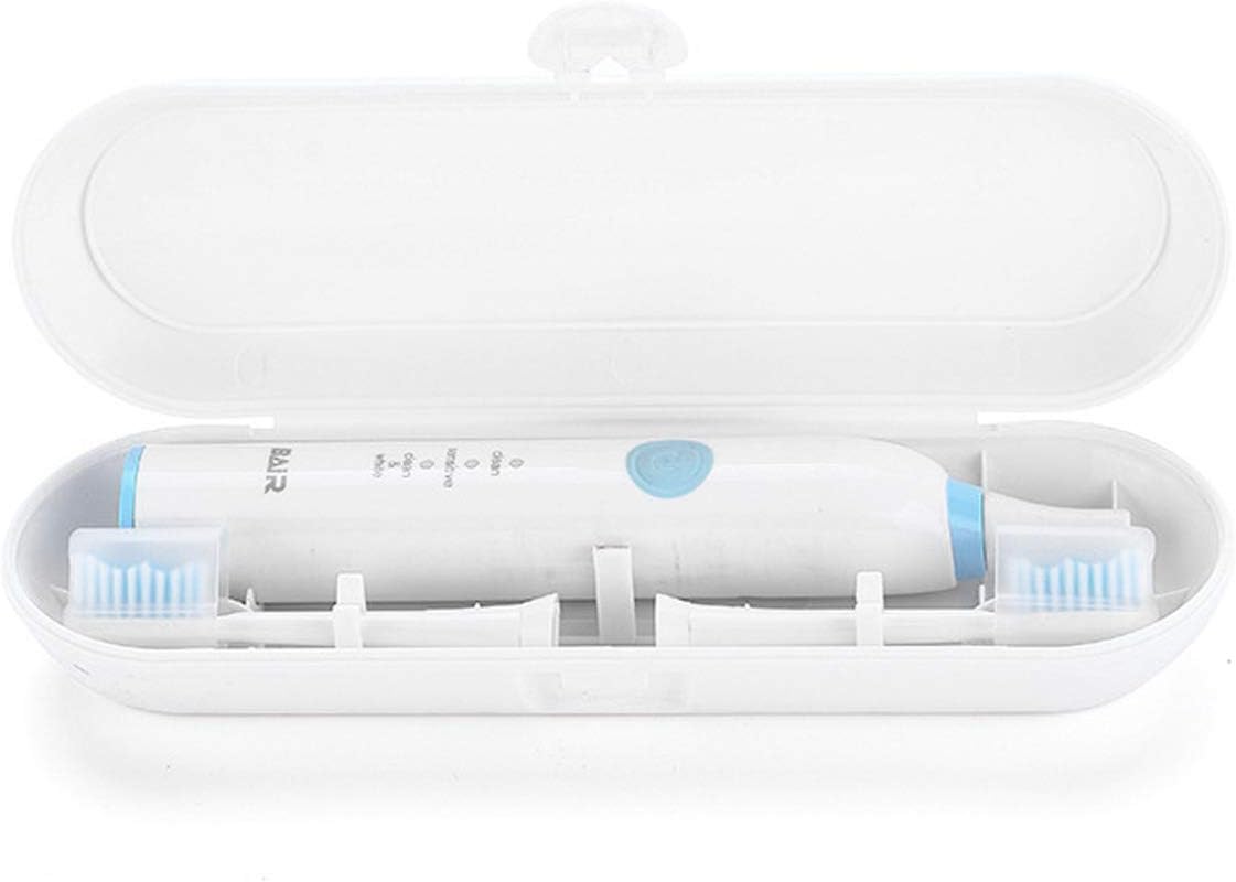QSHAVE Toothbrush Travel Case Compatible for Philip Sonicare/Oral-B Electric Tooth Brushes (White)