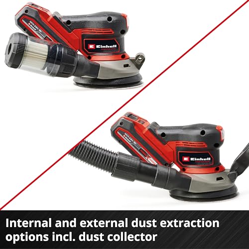 Einhell Power X-Change Cordless Random Orbital Sander - 18V Brushless Motor, 125mm Plate, 3.2mm Oscillation - TP-RS 18/32 Li Professional Electric Sander with Dust Collection (Battery Not Included) 10 Einhell Power X-Change Cordless Random Orbital Sander - 18V Brushless Motor, 125mm Plate, 3.2mm Oscillation - TP-RS 18/32 Li Professional Electric Sander with Dust Collection (Battery Not Included) - Image 10