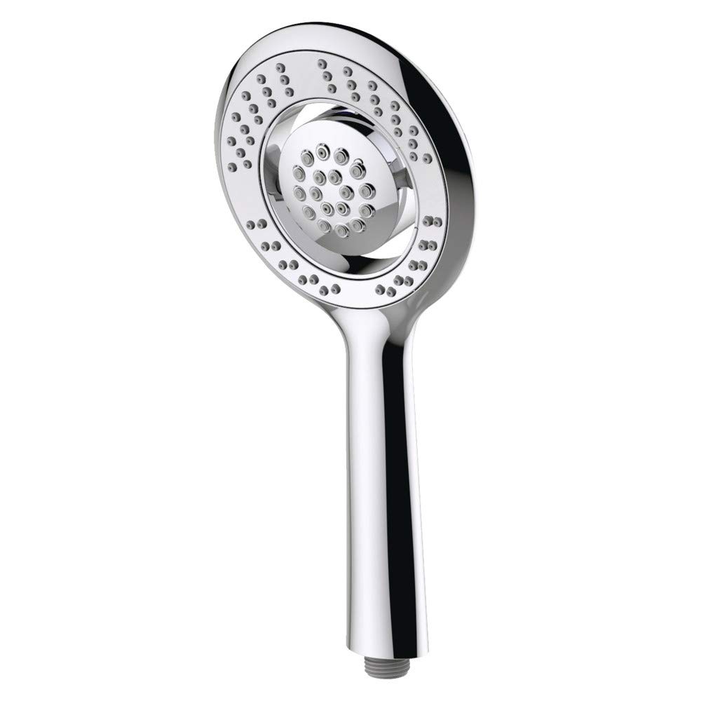 Kingston KXH441A1 Vilbosch - Soffione doccia a 4 funzioni, in ottone cromato lucido