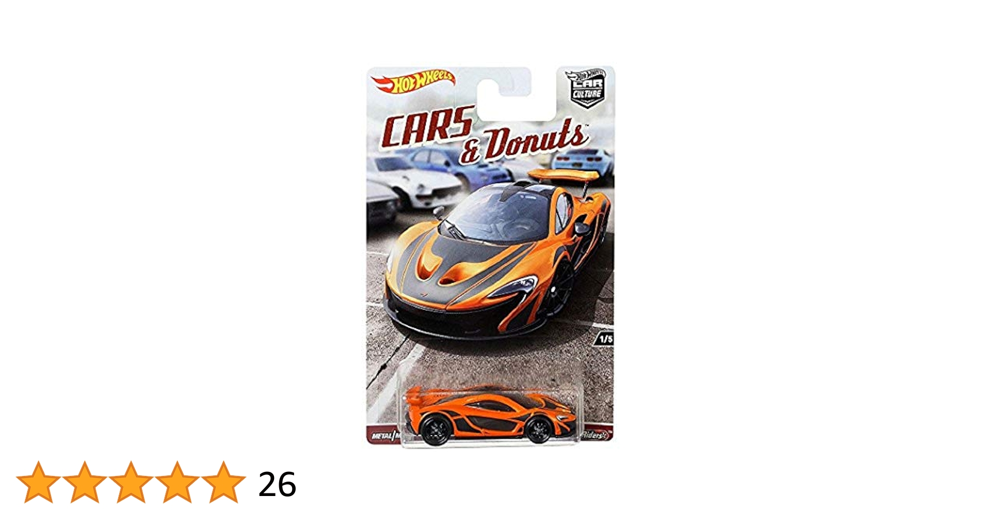 Hot Wheels Mattel Car Culture Cars & Donuts McLAREN P1 1/5