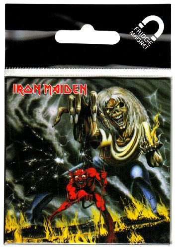 Imán Iron Maiden Number Of The Beast miniatura 1