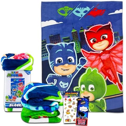 Disney PJ Masks Throw Blanket Bundle Cover