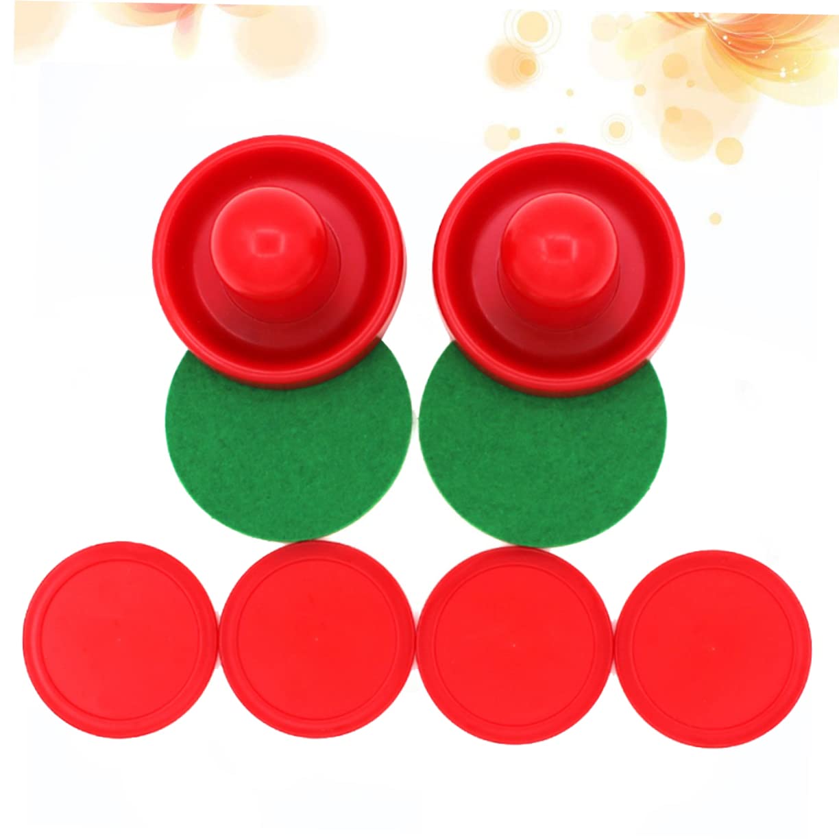 ibasenice Accessori Per Hockey Tavolo Da Air Hockey Partita Di Hockey Su Aria Hockey Dell'aria Forniture Per Hockey Da Tavolo L'hockey Gestisce Le Racchette Rosso