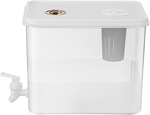 Dispensador de bebidas para nevera con espita de plástico jugo limonada recipiente de té helado para reuniones familiares y fiestas