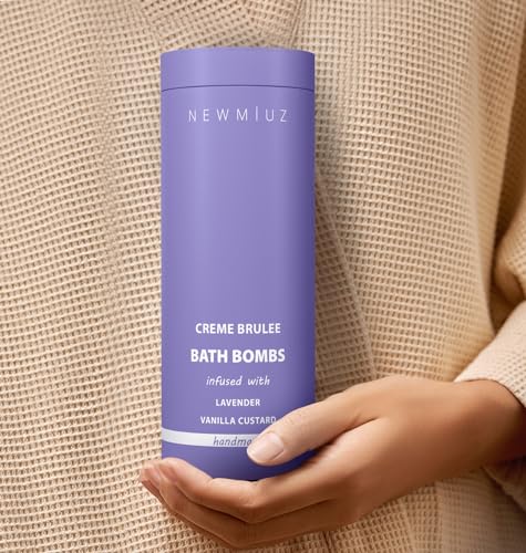 Creamy Lavender Vanilla Fizzing Bath Bomb Luxury Bath Gift Set - Sensitive Skin Formula for A Spa Relaxation Bath - Moisturizing Shea Butter - Stress Relief Gift for Women Christmas Birthday - Image 7