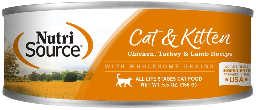 Tuffy'S Pet Food 131322 12-Pack Nutri Cat/Kitten Chicken/Turkey/Lamb Food, 5-Ounce