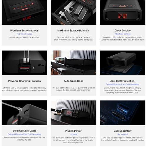 Image of VAULTEK DS2e Smart Station Essential Model with Digital Keypad + Auto Open Drawer + Charging Ports