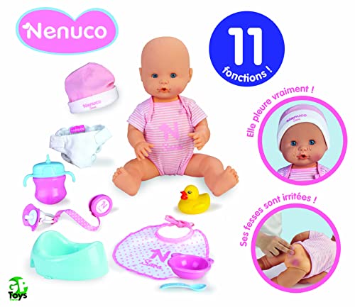 Nenuco Sara Poupée Bébé 11 Fonctions Famosa 700015154 Taille Unique - vue 6