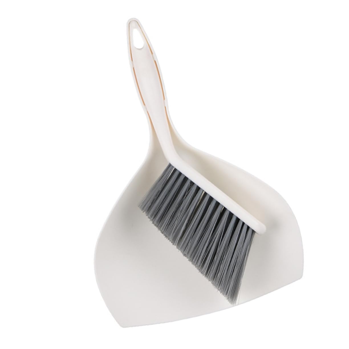 KOMBIUDA 1 Set Children's Dustpan Broom Mini Brush Sweeper Broom Mini Desktop Dustpan Kid Broom Pet Cleaning Tool Mini Dustpan Brush Desk Cleaning Broom Small Cleaning Broom Pp White
