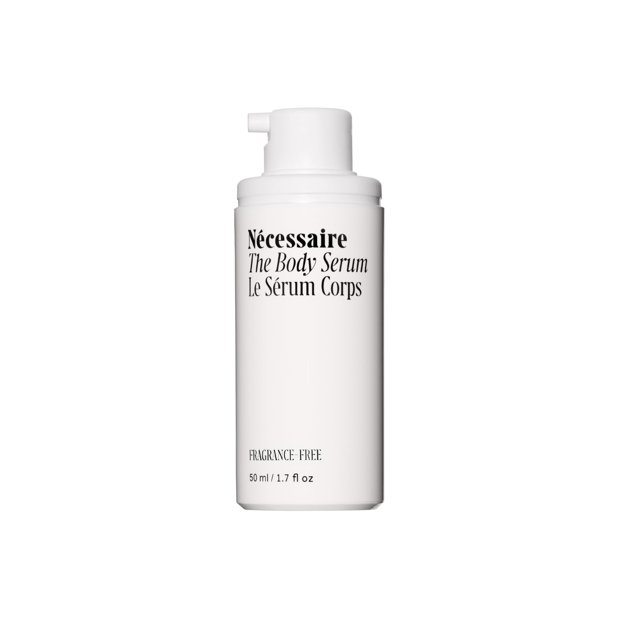 Nécessaire The Body Serum – Fragrance-Free Hyaluronic Acid Body Serum for Women+ Men. Niacinamide Firming Body Lotion – Fast-Absorbing for Sensitive + Eczema-Prone Skin. 150 ml / 5.1 fl oz.: 1.7 Fl Oz (Pack of 1)
