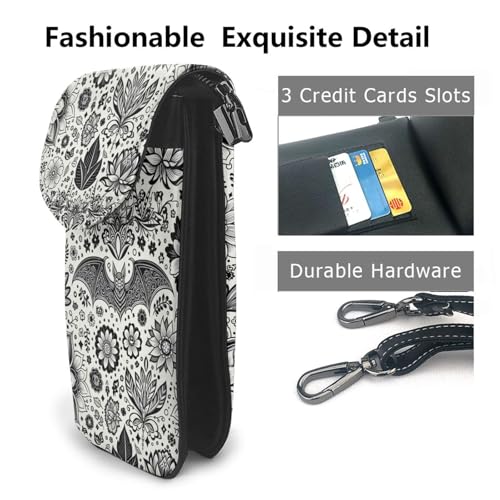 Anti-Theft Leather Crossbody Phone Case, Flip Cover Design for Urban Commute & Shopping2