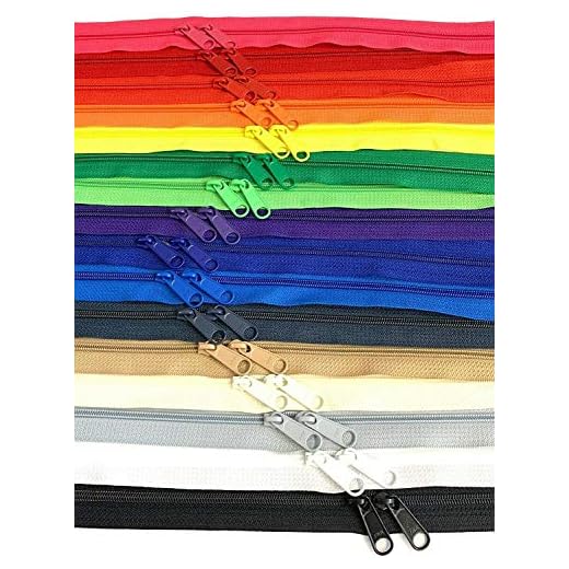 YKK 30" Double Slide Zippers