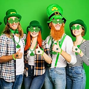 Maxfun188pcsstpatricksdayaccessoriespartyfavorssetdecorationskidssaintpatricksdayirishdecorgreenbeadsshamrockforparadessupplies Urban Country Home Decor Max fun 188pcs st patricks day accessories party favors set decorations kids saint patricks day irish decor green beads shamrock for parades supplies urban country home decor