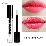 Beross Clear High Shine Lip Gloss all Natural with Best Texture, Contains Antioxidants and Hydrating Skin Conditioning Agents for Pouty Shiny Lips , Non-Sticky Lip Gloss in Glossy Clear