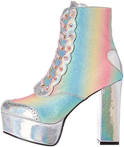 Ellie Shoes Women's 520-BELLINI Fashion Boot, Slvh, 6 M US | Image 7