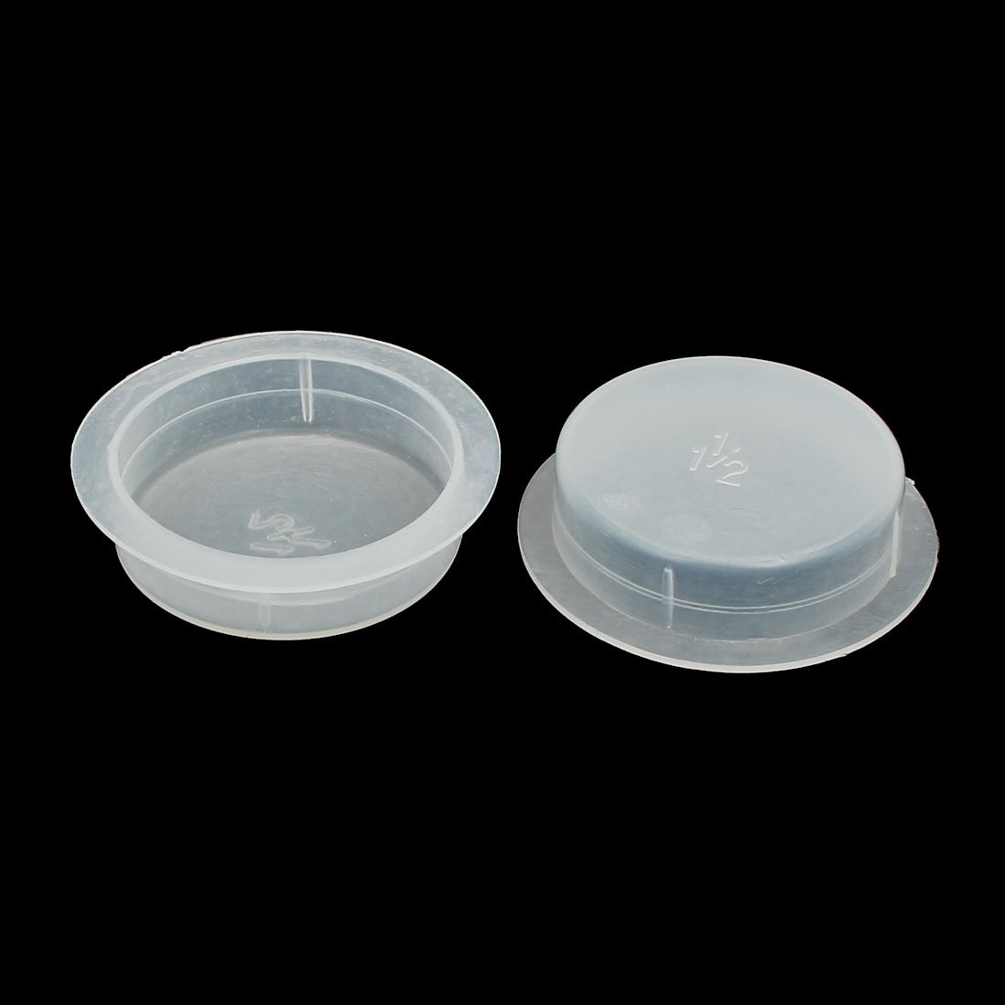 Aexit G1-1/2 PE Luer Fittings Plastic Pipe Thread Protection Sleeve debris Covers Luer Cap Fittings Caps 50pcs