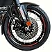 ADESIVI 3D PER CERCHI 17" E 19" COMPATIBILI CON SUZUKI V-STROM 1050 XT ORANGE