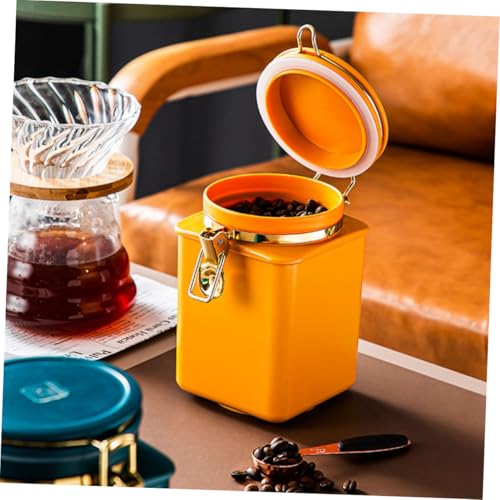 Frasco hermético para café Hemobllo naranja miniatura 3