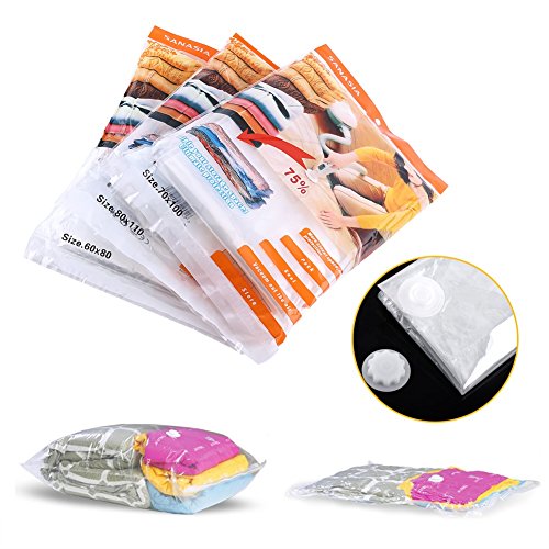 Set di 5 Sacchetti Salvaspazio Sottovuoto