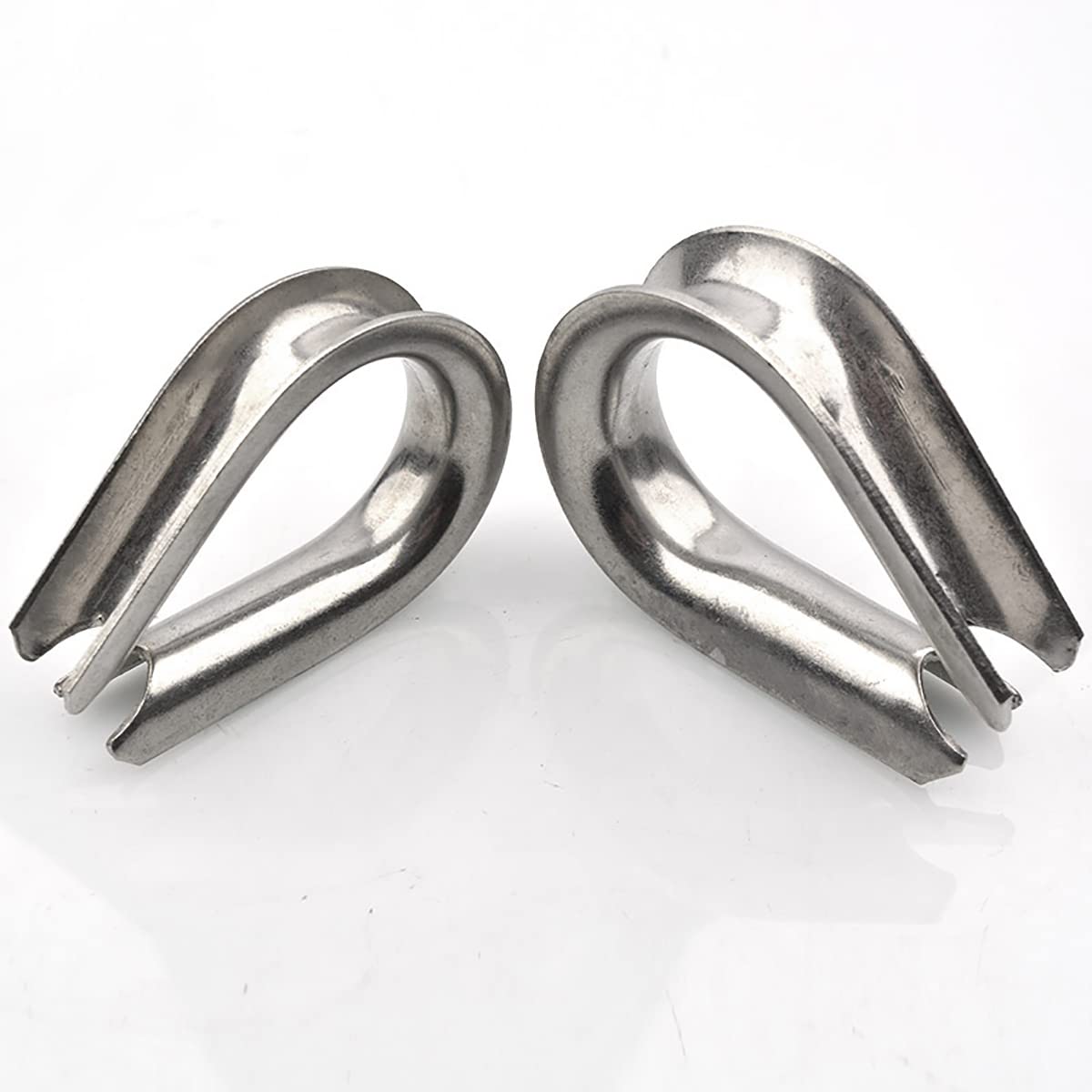 Lot 10 Cosses à Câble 8 Mm Acier Inoxydable Antirouille – Serre-Câbles Galvanisés Pour Bateau Et Gréement