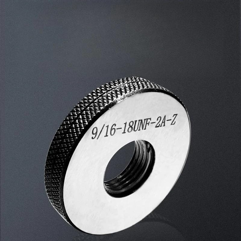 NURII 1SET(1*GO+1*NOGO) Metric Thread Ring Gauge, Accuracy 2A, UNC/F/EF/S U13/16 7/8 15/16 U1 1-10 1-32(1-10UNC-2A T Z)