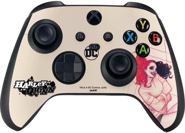 Skinit Decal Gaming Skin Compatible with Xbox Series X Bundle - Officially Licensed DC Comics Harley Quinn The Hottest of The City Cover New 52 Vol 1 Design